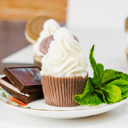 Soap "Chocolate-mint cupcake"